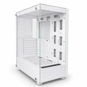 GABINETE GAMER RUIX BLANCO CON GLASS FRONTAL Y LATERAL / GA172519