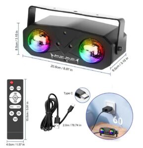 EMS-38 LUZ LASER MAS DOBLE ESFERA CON CONTROL REMOTO