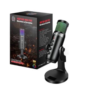 MICROFONO GAMER RAPTOR VOX PRO RGB USB STREAMING (2890)