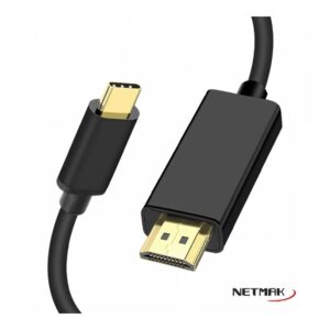 CABLE USB TIPO C A HDMI 1.8M NETMAK NM-TCH2
