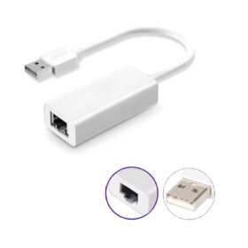 ADAPTADOR USB A RJ-45 HEMBRA NETMAK BLANCO NM-C59