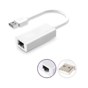 ADAPTADOR USB A RJ-45 HEMBRA NETMAK BLANCO NM-C59