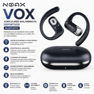 AURICULARES BT  NOAX VOX - AZUL
