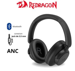 AURICULAR REDRAGON VIBECORE H610 ANC BLUETOOTH NEGRO