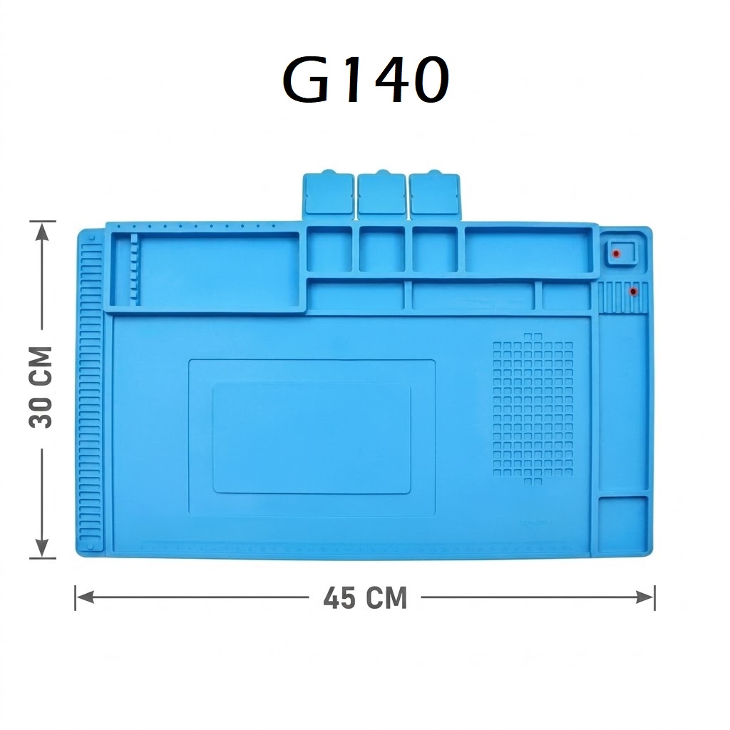 MANTA DE GOMA GREMIO G140 CELESTE 45 X 30 CM / MAN.05982