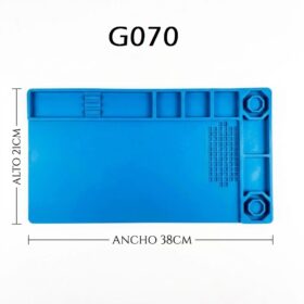 MANTA DE GOMA GREMIO G070 CELESTE 38 X 21CM / MAN.05979