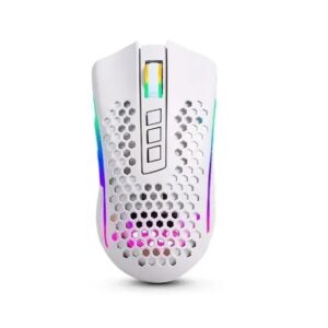 MOUSE REDRAGON STORM PRO BLANCO 16000 DPI / M808W-KS
