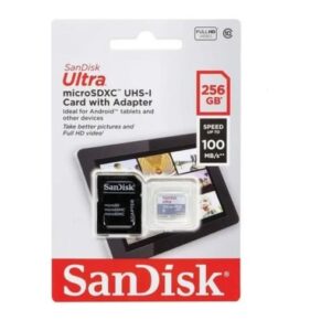 TARJETA DE MEMORIA 256GB SANDISK ULTRA 140MB/S FULL HD VIDEO