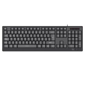 TECLADO REDRAGON MEMBRANA CON CABLE - NEGRO / BK-8345 WIRED