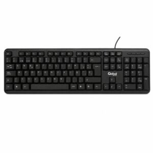 TECLADO DE OFICINA CON CABLE GLOBAL / K103BKUSB