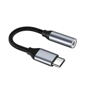 ADAPTADOR TIPO C MACHO A AUDIO 3.5 HEMBRA MALLADO / 09-057