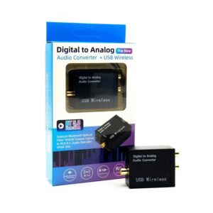 CONVERSOR AUDIO OPTICO A RCA CON BLUETOOTH / SM-C7852BT