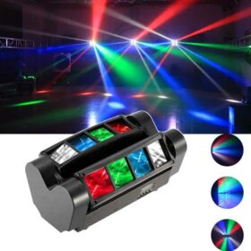 MINI LUZ SPIDER LASER Y 10 LED - LED-ZZ10