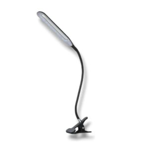 LAMPARA DE ESCRITORIO LED BRAZO FLEXIBLE CON PINZA BROCHE CABLE USB G58-011A20