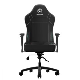 SILLA GAMER MAKK NEGRA DETALLES EN AZUL / BLACK NOIR LS8801