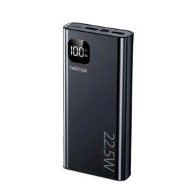 POWER BANK 22.5W CARGA RAPIDA 20000 MAH CON DISPLAY DIGITAL NETMAK NM-PB13