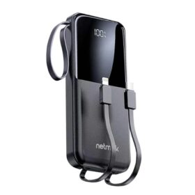 POWER BANK 22.5W CARGA RAPIDA 20000 MAH CON DISPLAY DIGITAL NETMAK NM-PB12