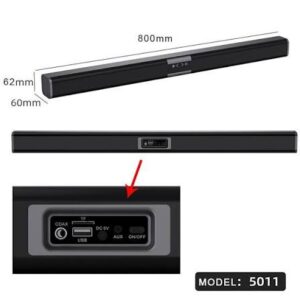 BARRA SONIDO TV O PC BLUETOOTH / SD / RADIO / USB / RECARGABLE / E-5011