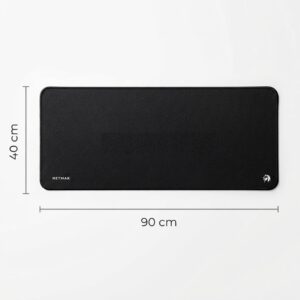 MOUSE PAD GAMER 90 X 40 CM LATERALES BORDADOS GRIS NETMAK NM-MP758