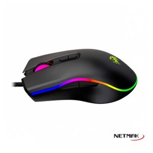 MOUSE GAMER 70 LED RGB USB NEGRO NETMAK NM-GM53