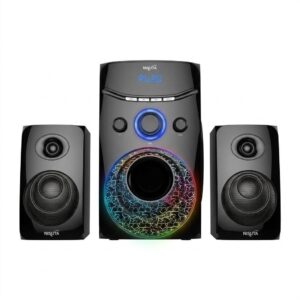PARLANTE PC Y TV NISUTA 2.1 AUDIO BLUETOOTH USB FM CON LUCES (NSPAM21L)