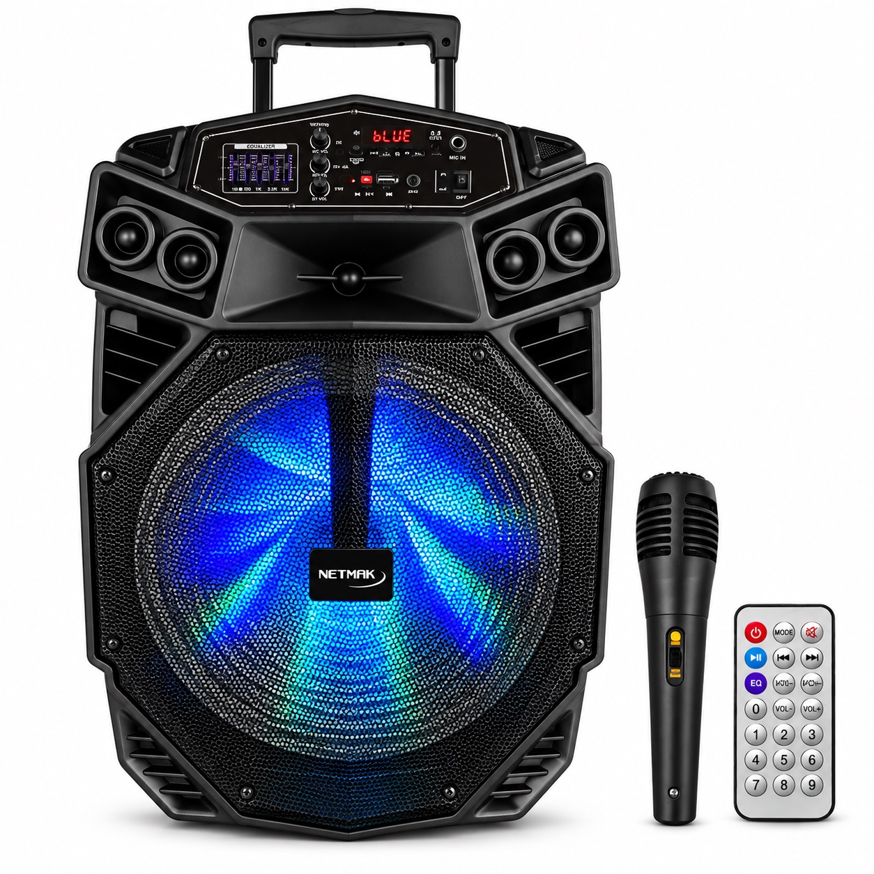 PARLANTE BLUETOOTH DINAX 18" MAMBA + WOOFER 7500W