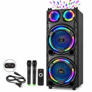PARLANTE TORRE BLUETOOTH DOBLE 12" YX-H1282