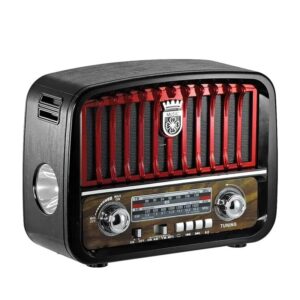 RADIO CLASICA VINTAGE CON BLUETOOTH LUCES RGB / YS-009BT
