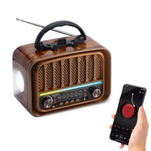 RADIO CLASICO VINTAGE CON BLUETOOTH LUCES RGB / YS-222BT